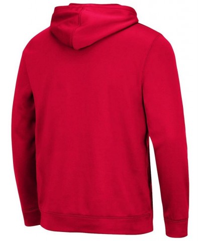 Men's Scarlet Ohio State Buckeyes Lantern Pullover Hoodie $27.02 Sweatshirt