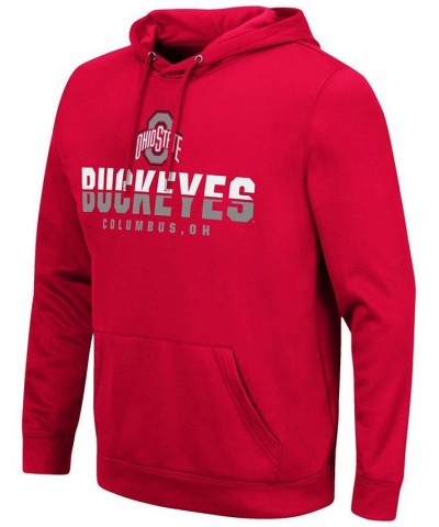 Men's Scarlet Ohio State Buckeyes Lantern Pullover Hoodie $27.02 Sweatshirt