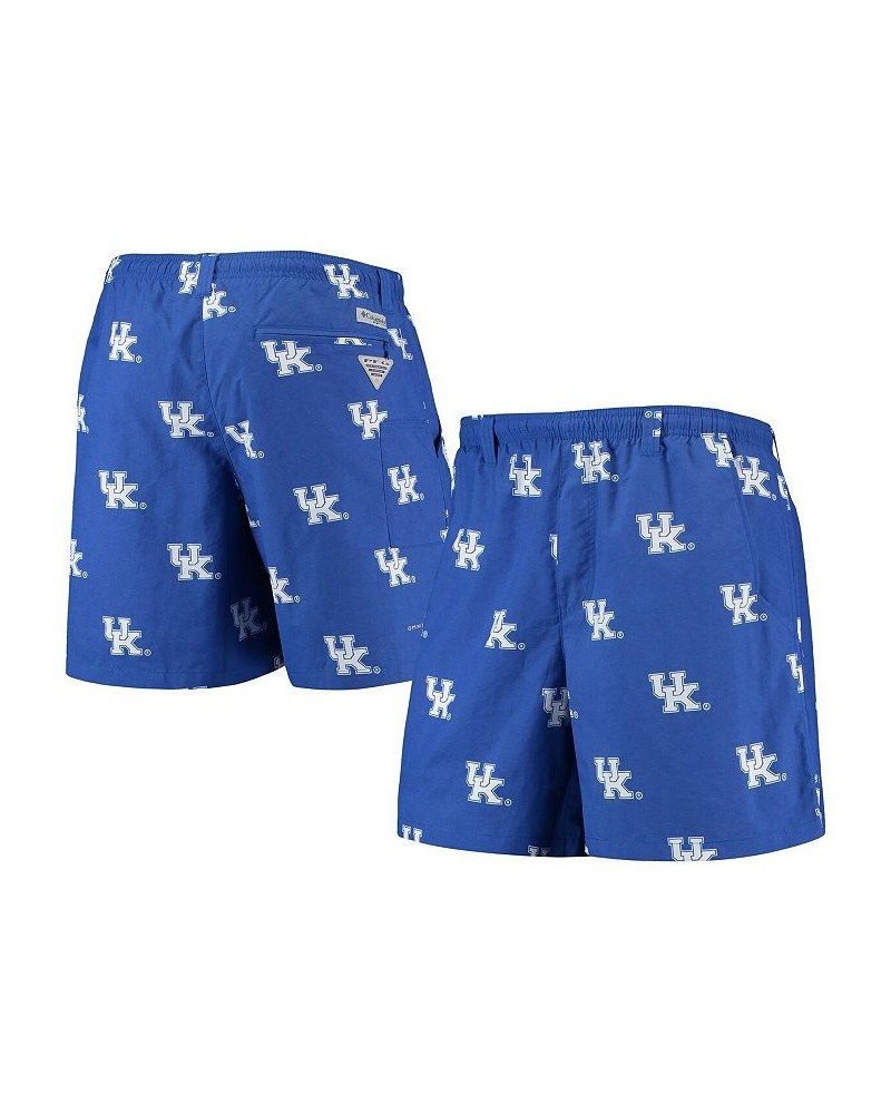 Men's PFG Royal Kentucky Wildcats Backcast LI 6" Omni-Shade Hybrid Shorts $22.22 Swimsuits