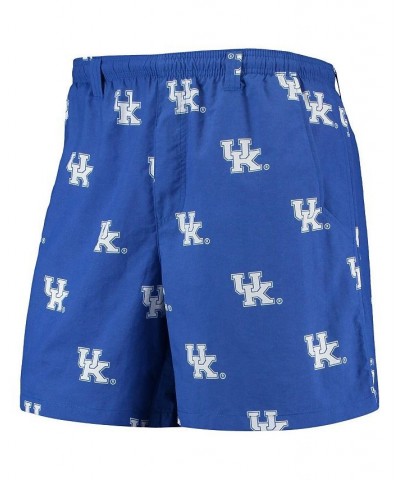 Men's PFG Royal Kentucky Wildcats Backcast LI 6" Omni-Shade Hybrid Shorts $22.22 Swimsuits