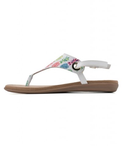 London Women's Flat Sandals PD10 $28.98 Shoes