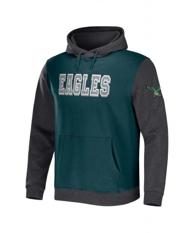 Men's NFL x Darius Rucker Collection by Midnight Green, Charcoal Philadelphia Eagles Colorblock Pullover Hoodie $35.18 Sweats...