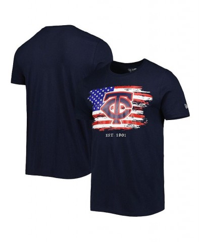 Men's Navy Minnesota Twins 4th of July Jersey T-shirt $19.68 T-Shirts