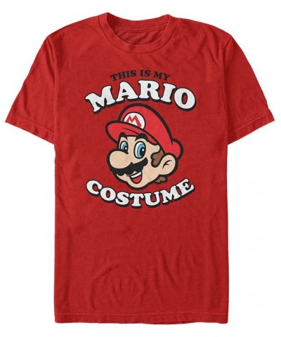 Nintendo Men's Super Mario Halloween Costume Short Sleeve T-Shirt Red $18.54 T-Shirts