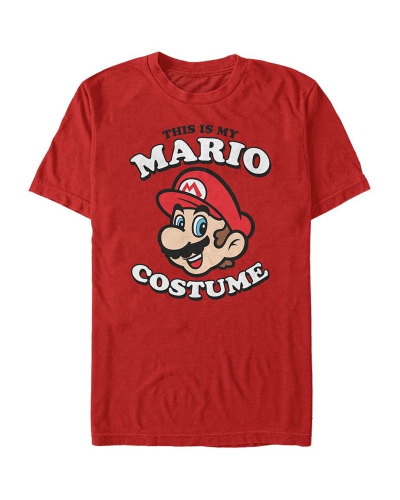 Nintendo Men's Super Mario Halloween Costume Short Sleeve T-Shirt Red $18.54 T-Shirts