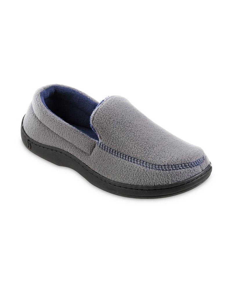 Isotoner Signature Men's Roman Moccasin Eco Comfort Slipper Gray $15.08 Shoes