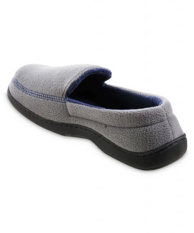 Isotoner Signature Men's Roman Moccasin Eco Comfort Slipper Gray $15.08 Shoes