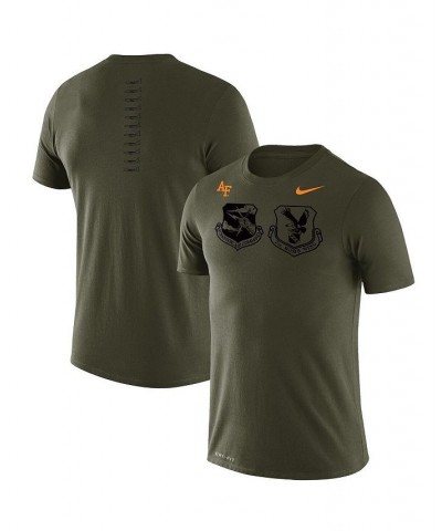 Men's Olive Air Force Falcons Rivalry Badge Legend T-shirt $21.23 T-Shirts