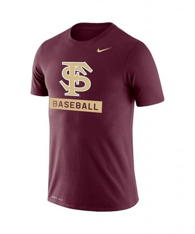 Men's Garnet Florida State Seminoles Baseball Logo Stack Legend Performance T-shirt $28.49 T-Shirts