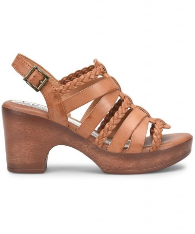 Women's Garcelle Platform Comfort Sandal Tan/Beige $50.00 Shoes