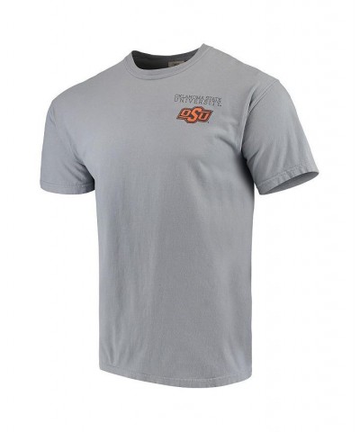 Men's Gray Oklahoma State Cowboys Team Comfort Colors Campus Scenery T-shirt $18.06 T-Shirts