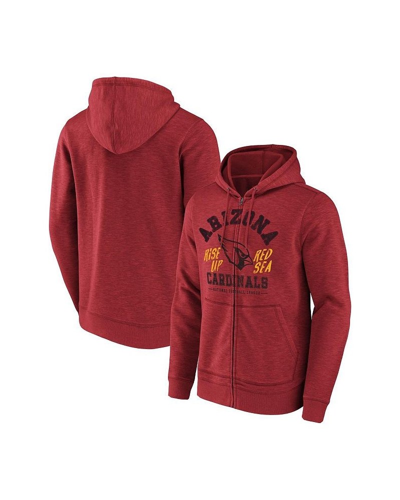 Men's NFL x Darius Rucker Collection by Cardinal Arizona Cardinals Slub Full-Zip Hoodie $34.31 Sweatshirt