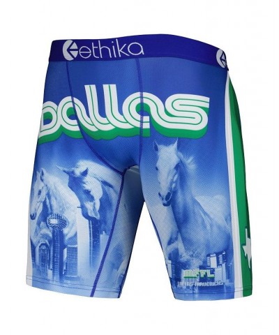 Men's Blue Dallas Mavericks City Edition Boxer Briefs $20.29 Underwear