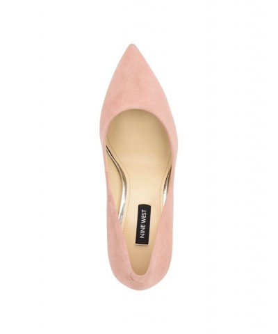 Women's Ezra Stiletto Pointy Toe Dress Pumps Pink $46.53 Shoes