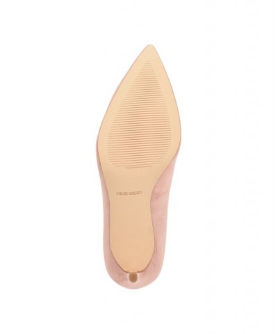 Women's Ezra Stiletto Pointy Toe Dress Pumps Pink $46.53 Shoes