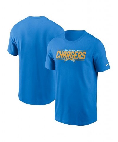 Men's Powder Blue Los Angeles Chargers Muscle T-shirt $20.25 T-Shirts