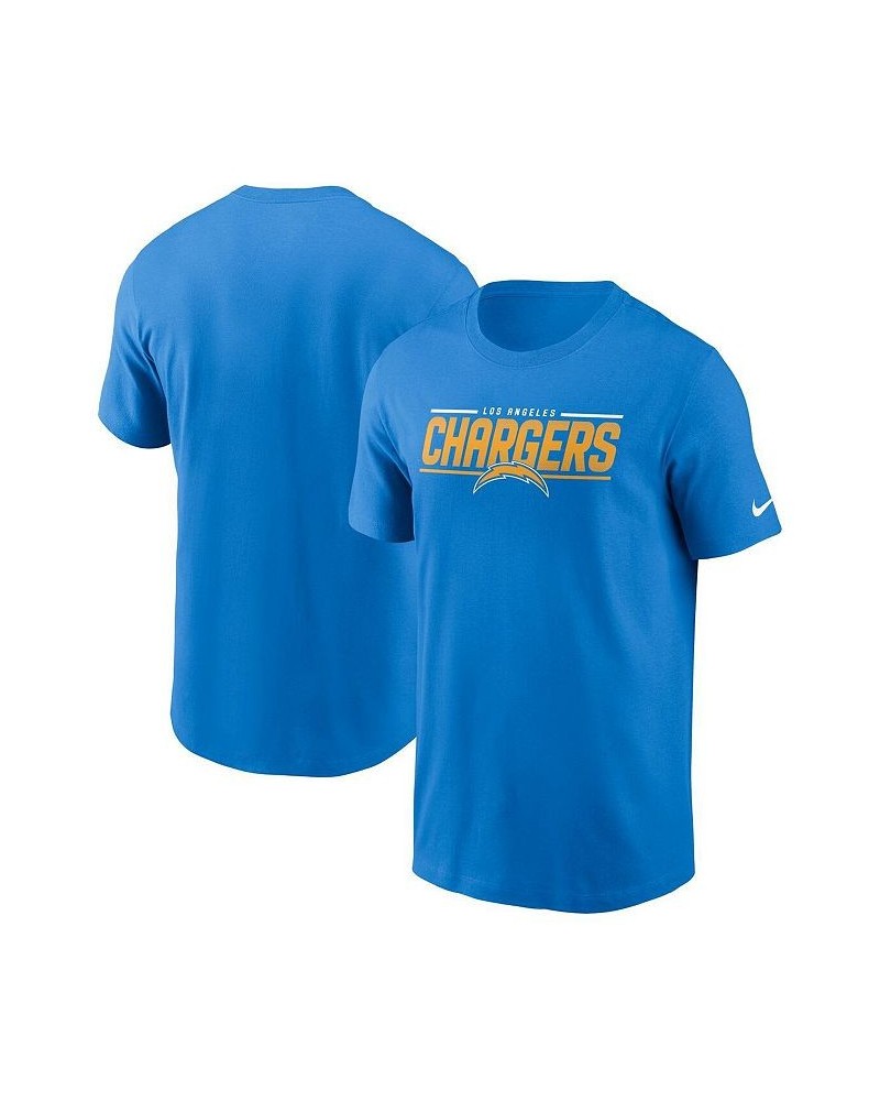 Men's Powder Blue Los Angeles Chargers Muscle T-shirt $20.25 T-Shirts