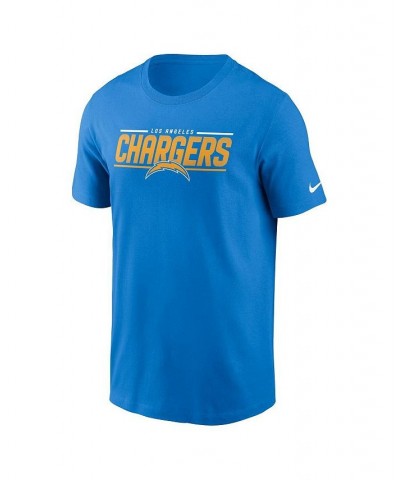 Men's Powder Blue Los Angeles Chargers Muscle T-shirt $20.25 T-Shirts