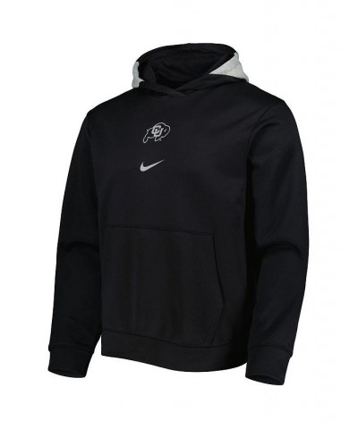 Men's Black Colorado Buffaloes Spotlight Performance Pullover Hoodie $45.04 Sweatshirt