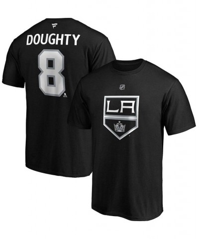 Men's Drew Doughty Black Los Angeles Kings Authentic Stack Name and Number Team T-shirt $19.03 T-Shirts