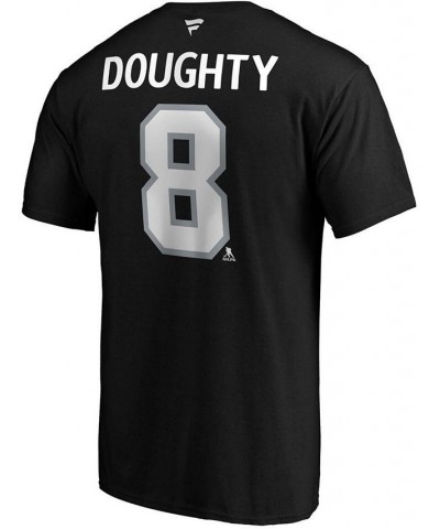 Men's Drew Doughty Black Los Angeles Kings Authentic Stack Name and Number Team T-shirt $19.03 T-Shirts