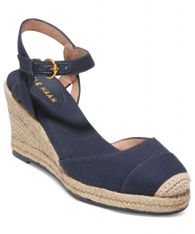 Women's Cloudfeel Ankle-Strap Espadrille Wedge Pumps PD02 $73.10 Shoes
