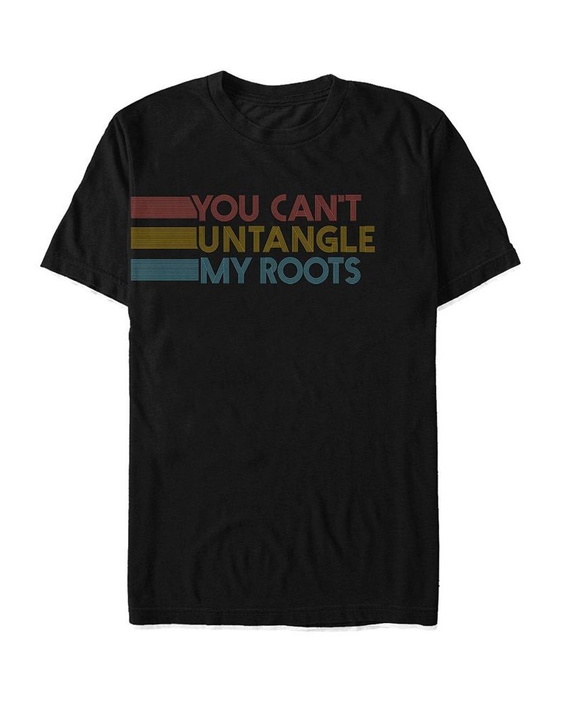 Men's Roots Short Sleeve T-shirt Black $20.99 T-Shirts