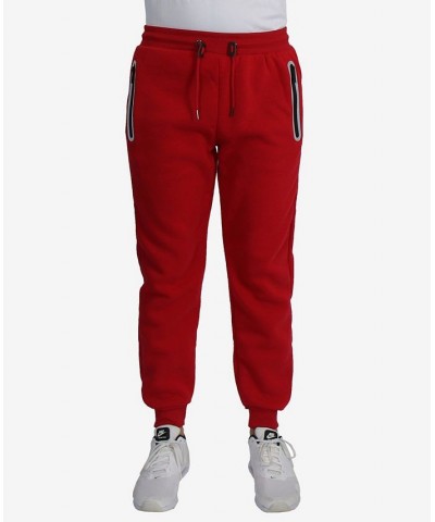 Men's Slim Fit Fleece-Lined Reflective Design Hoodie and Jogger Pants, 2 Piece Set PD05 $33.00 Pants