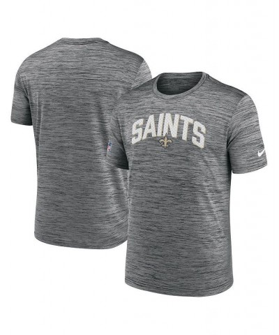 Men's Gray New Orleans Saints Velocity Athletic Stack Performance T-shirt $18.40 T-Shirts