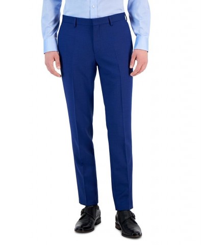 Hugo Boss Men's Slim-Fit Superflex Stretch Suit Pants Blue $89.44 Suits
