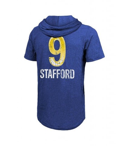 Men's Threads Matthew Stafford Royal Los Angeles Rams Super Bowl LVI Name Number Short Sleeve Hoodie T-shirt $22.44 T-Shirts