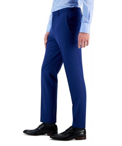 Hugo Boss Men's Slim-Fit Superflex Stretch Suit Pants Blue $89.44 Suits