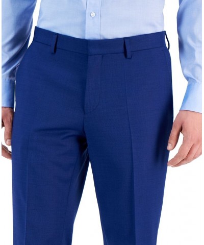 Hugo Boss Men's Slim-Fit Superflex Stretch Suit Pants Blue $89.44 Suits