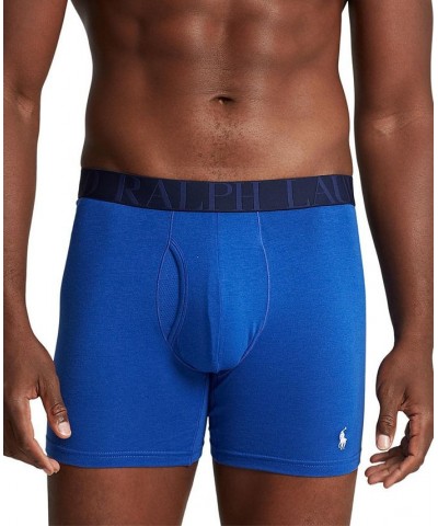 Men's Big & Tall Stretch Classic Boxer Briefs, 3-Pack Blue Asst. $28.75 Underwear