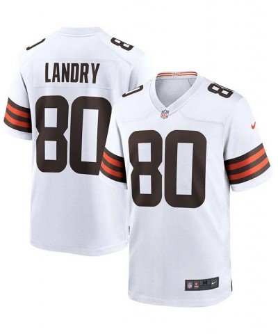 Men's Jarvis Landry White Cleveland Browns Game Jersey $61.60 Jersey