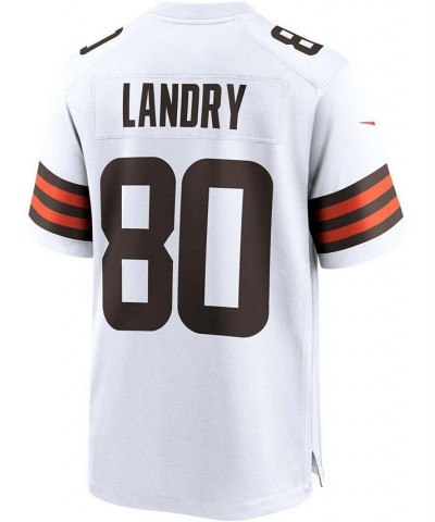 Men's Jarvis Landry White Cleveland Browns Game Jersey $61.60 Jersey