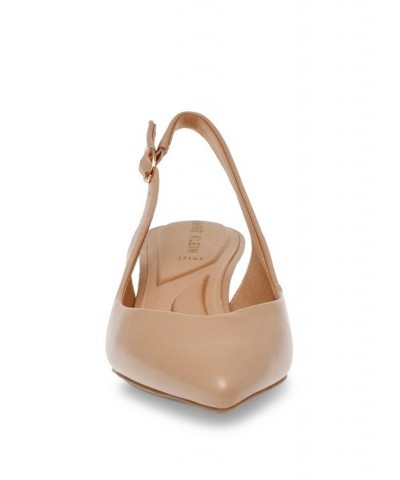 Women's Idream Kitten Heel Shoe Tan/Beige $54.45 Shoes