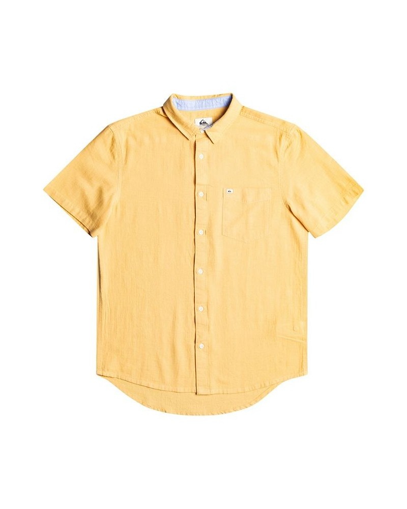 Men's Time Box Short-Sleeve Shirt Tan/Beige $28.20 Shirts