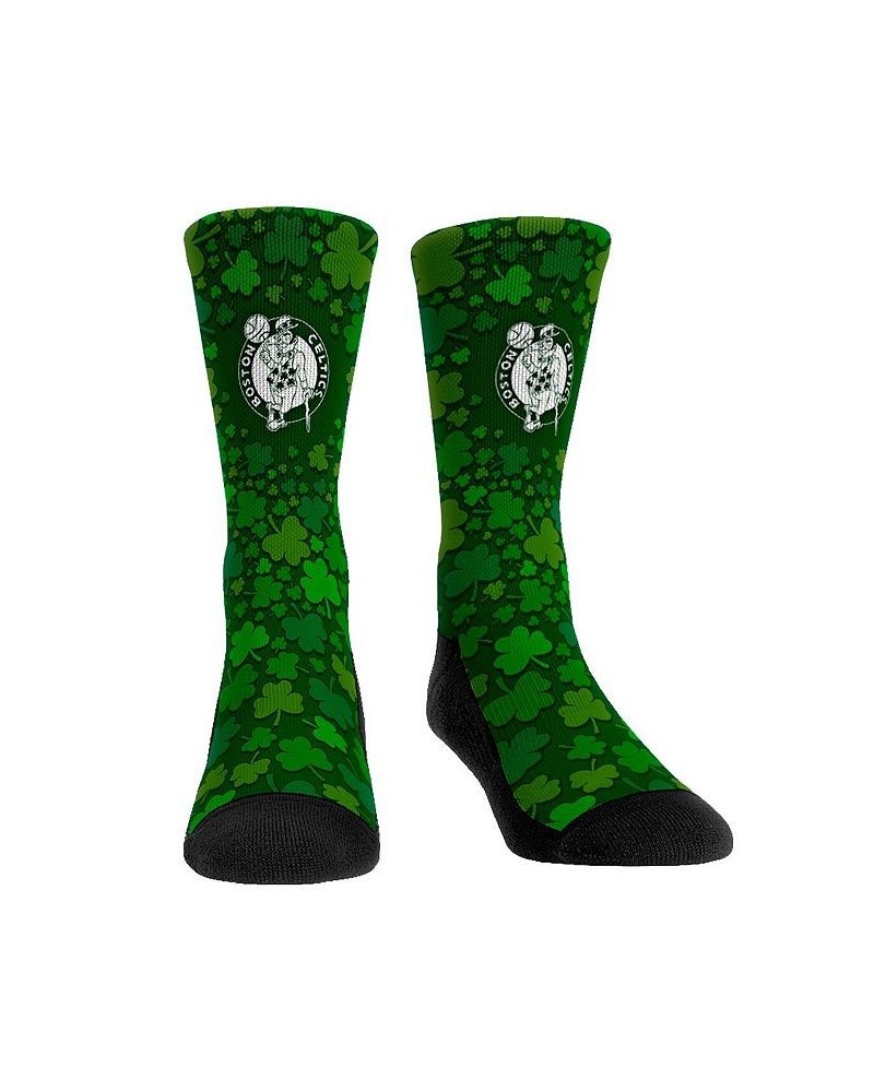 Men's and Women's Socks Boston Celtics St. Patty's Day Shamrock Crew Socks $17.69 Socks