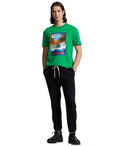 Men's Classic-Fit Jersey Crewneck T-Shirt Green $41.34 T-Shirts