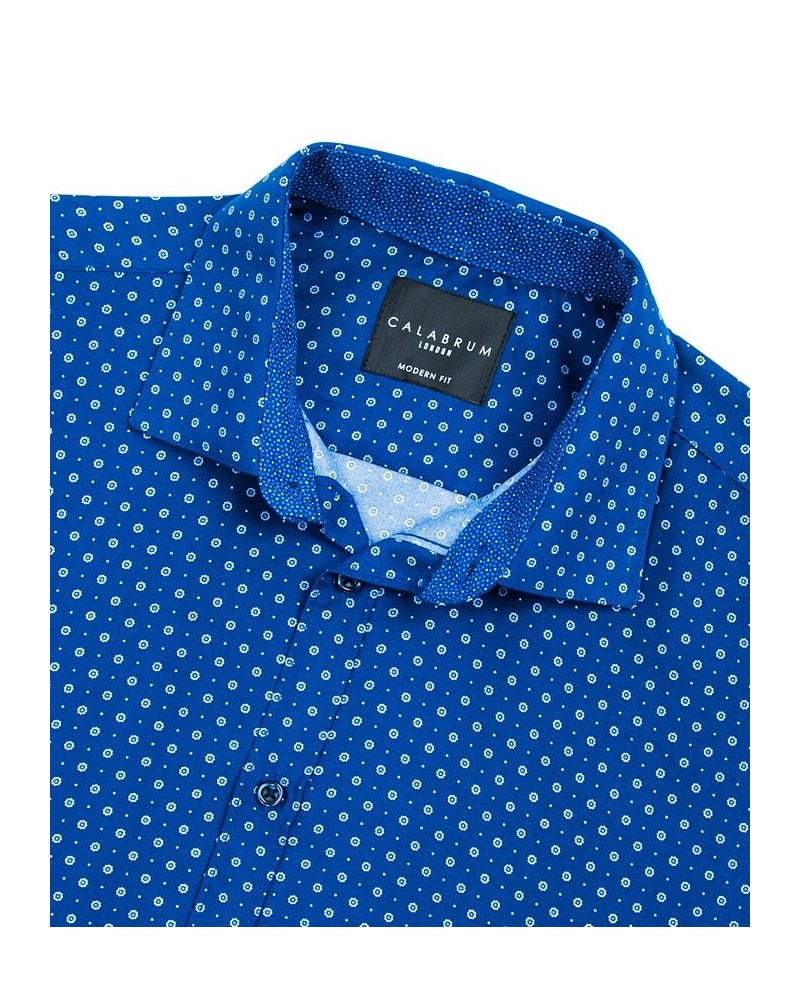 Men's Regular Fit Performance Wrinkle Free Dress Shirt PD04 $13.54 Dress Shirts