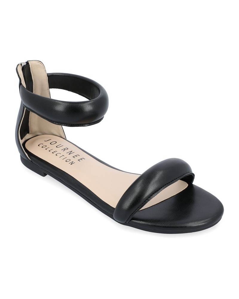 Women's Peytonn Puff Sandals Black $40.50 Shoes