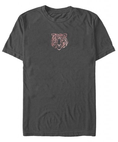 Small Tiger Face Men's Short Sleeve T-Shirt $18.54 T-Shirts