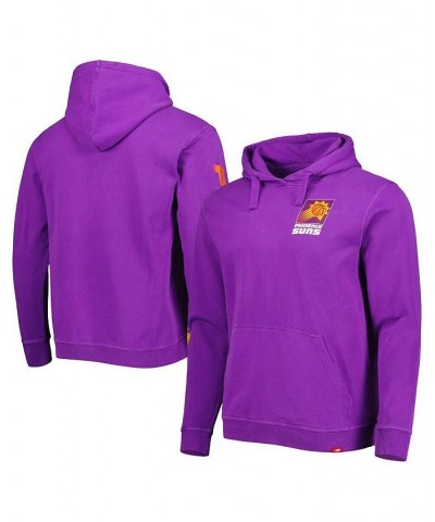 Men's and Women's Purple Phoenix Suns Hardwood Classics Blake Elevated Pullover Hoodie $50.99 Sweatshirt