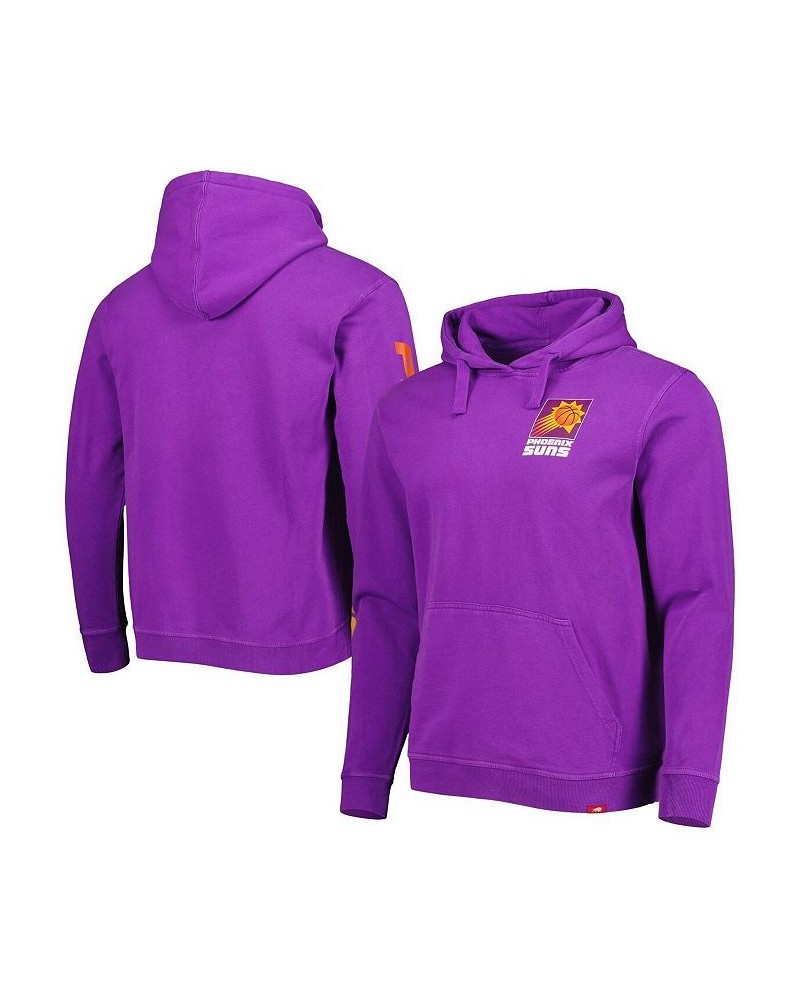 Men's and Women's Purple Phoenix Suns Hardwood Classics Blake Elevated Pullover Hoodie $50.99 Sweatshirt