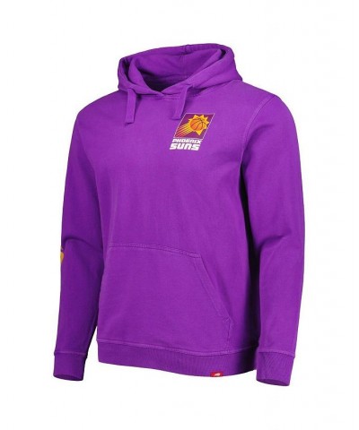 Men's and Women's Purple Phoenix Suns Hardwood Classics Blake Elevated Pullover Hoodie $50.99 Sweatshirt