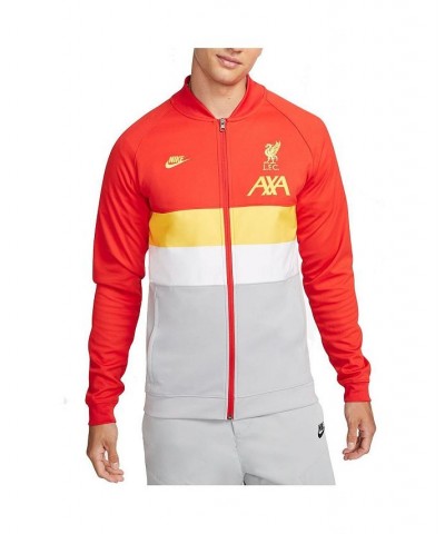 Men's Red Liverpool I96 Anthem Raglan Full-Zip Jacket $39.60 Jackets