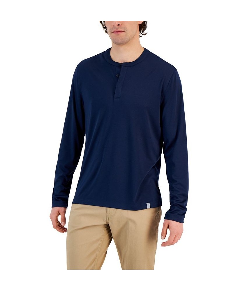 Men's Alfatech Solid Henley PD04 $15.39 T-Shirts