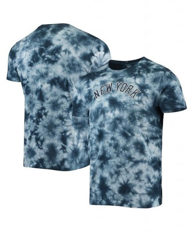 Men's Navy New York Yankees Team Tie-Dye T-shirt $23.03 T-Shirts