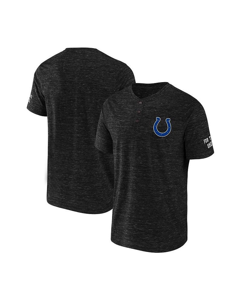 Men's NFL x Darius Rucker Collection by Black Indianapolis Colts Slub Henley T-shirt $19.80 T-Shirts